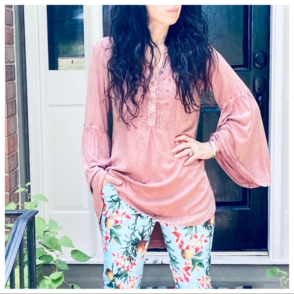 ✨LAST ONES✨BOHO CHIC  GORGEOUS TUNIC TOP - Picture 2 of 14